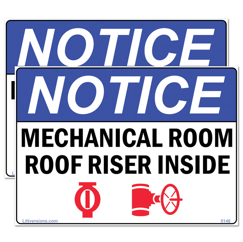 Fire Services Infrastructure 10x14/7x10" OSHA Compliance Safety Notice UV Protected Weather Resistant Sign Label Decals