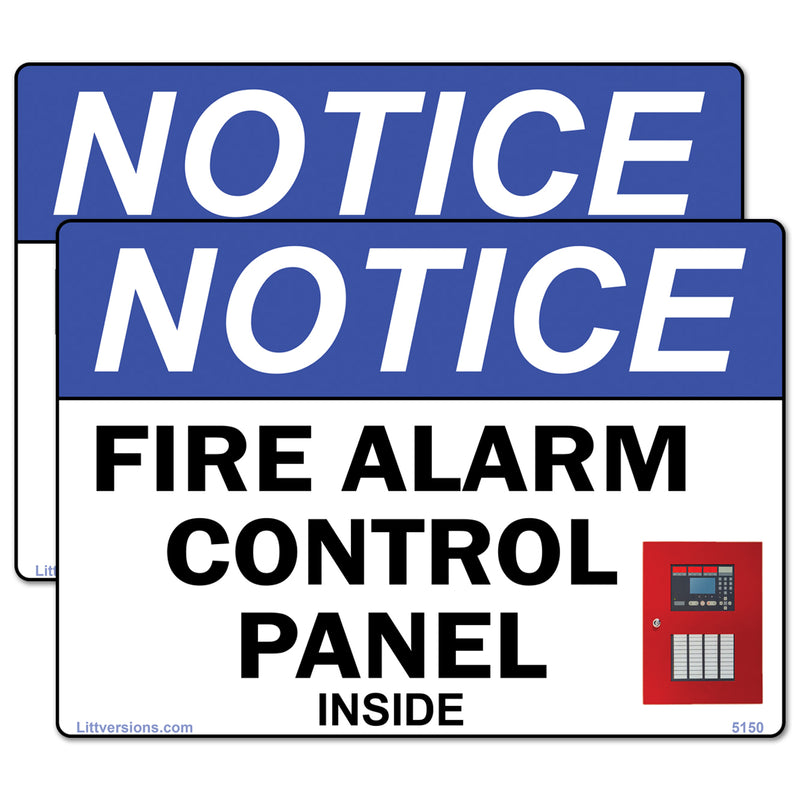 Fire Services Infrastructure 10x14/7x10" OSHA Compliance Safety Notice UV Protected Weather Resistant Sign Label Decals