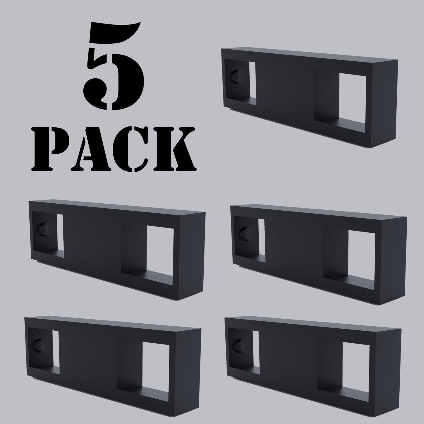 5 Pack Handle Tie for Joining 2 Single Pole 1" Replacement for Square D Schneider Electric Breakers Common Trip CHOM Breakers QO1HTCP HOMT HT Circuit Breaker