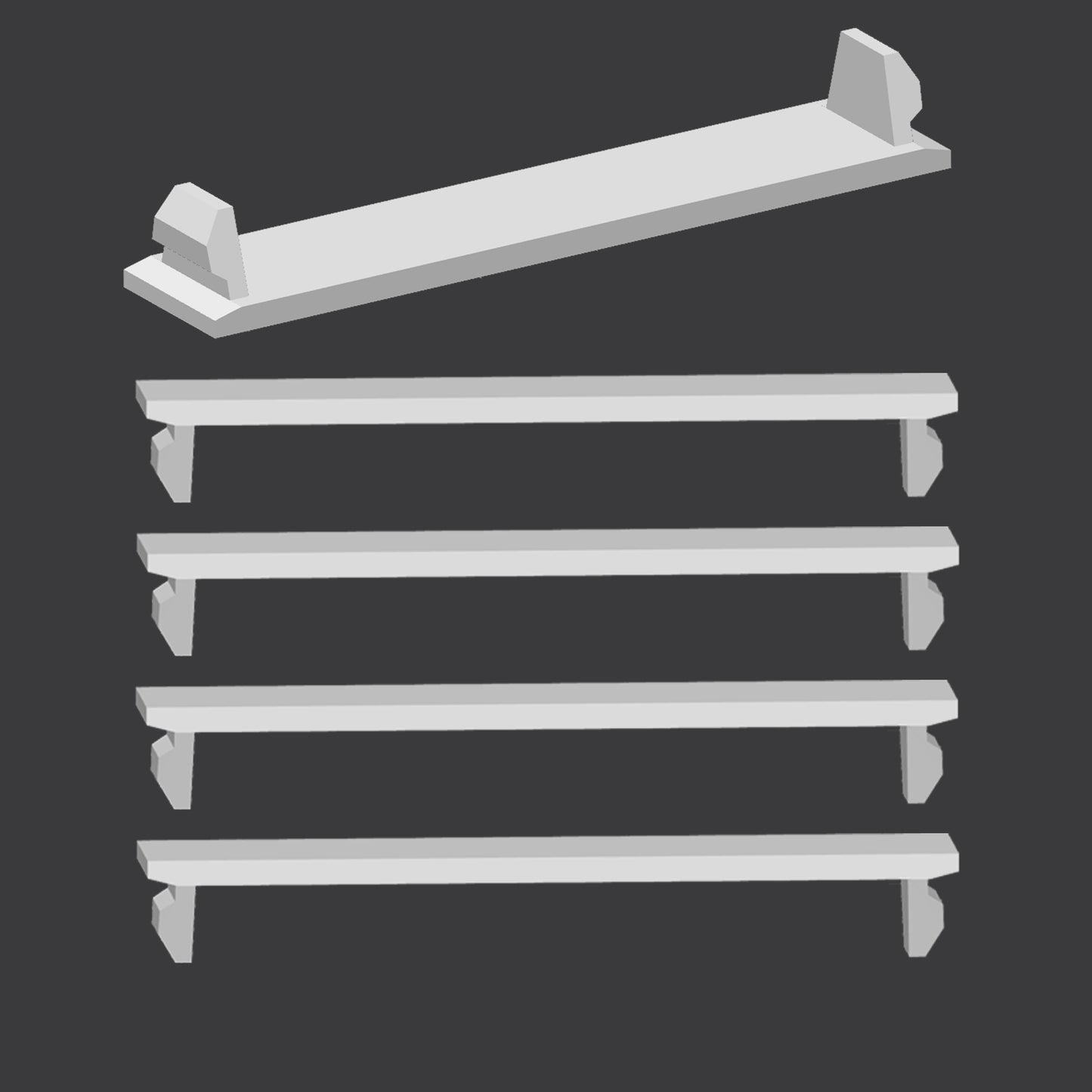 5 Pack 1/2 inch GE TFH THQP Challenger Type A Square D Universal Knockout Filler Plate 1/2" x 2.5" Blank Flush Cover for Twist Thin Circuit Breaker Electrical Panel Box Load Center