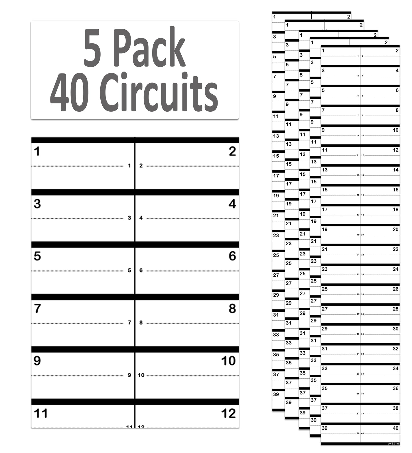 Breaker Side 40 Circuits