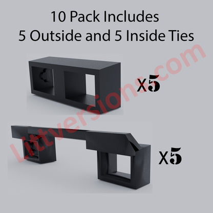 10 Pcs Handle Tie for Joining Outside and Inside Quad Siemens Breakers Common Trip QTH2