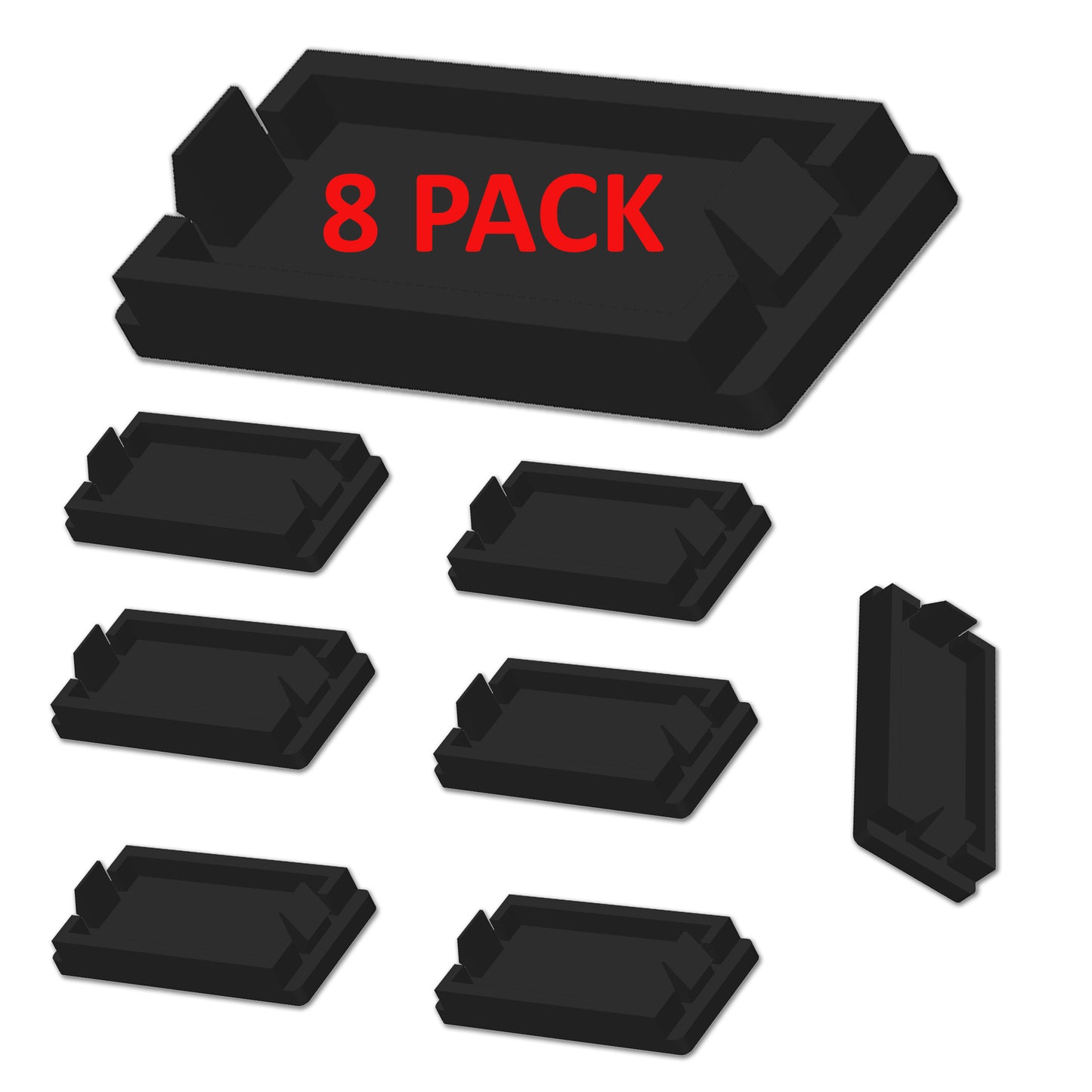 8 Pack Circuit Breaker Filler Plates for Square D QO, Homeline, GE, and Schneider Electric | 0.75" Panel Covers | QOFPCP Compatible Panel Blanks