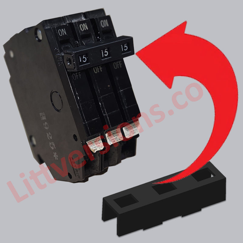 THT/TQHT Handle Tie Join 2/3/ 4 Single Pole or 2/3/4 Pole 1/2" Wide Replacement for GE General Electric Electrical Breakers Common Trip Breakers THT2 TQHT1 TQHT2