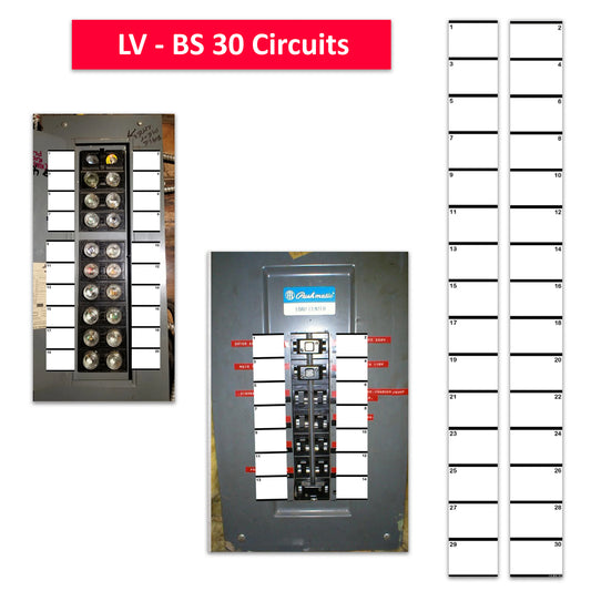 Breaker side 30 Circuits