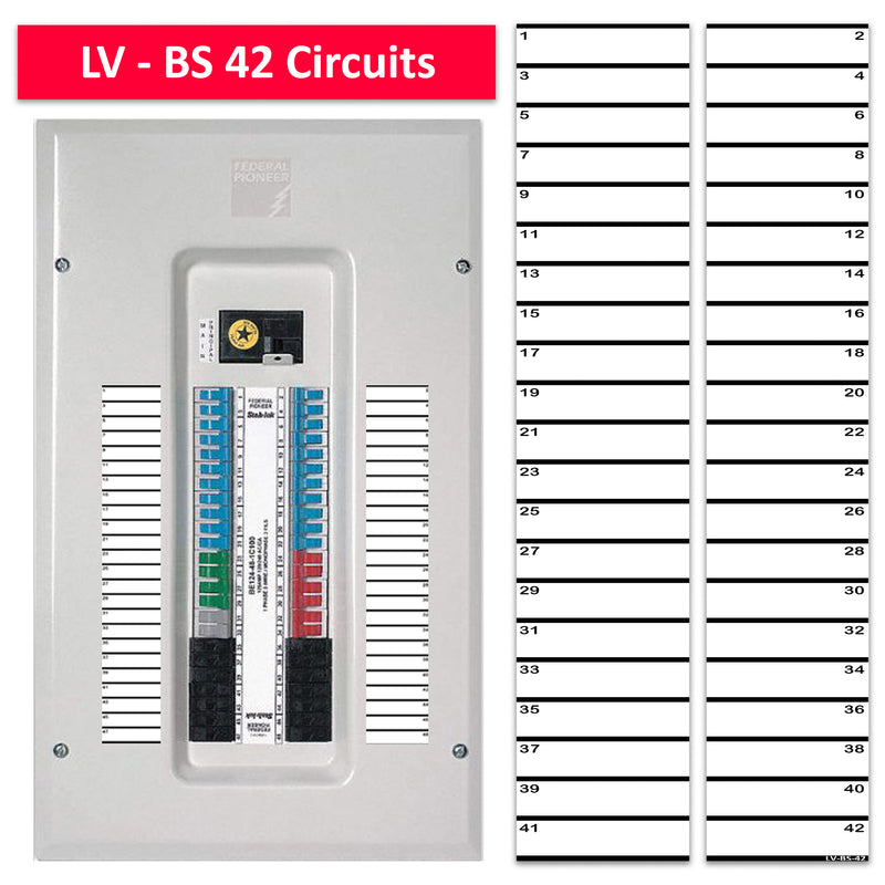 Breaker side 42 Circuits