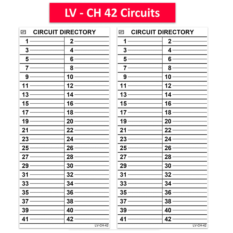 Replacement for Cutler Hammer 42 Circuits