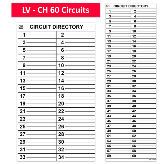 Replacement for Cutler Hammer 60 Circuits