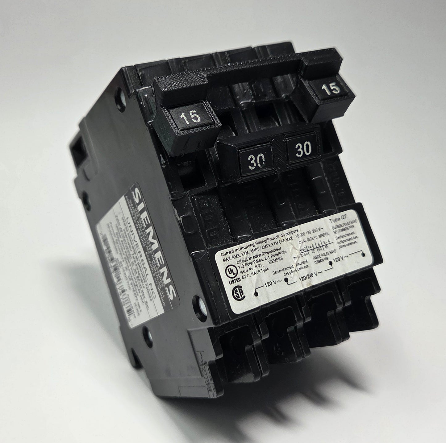 10 Pack Handle Tie for Joining Outside Only Quad Siemens Breakers Common Trip QTH2