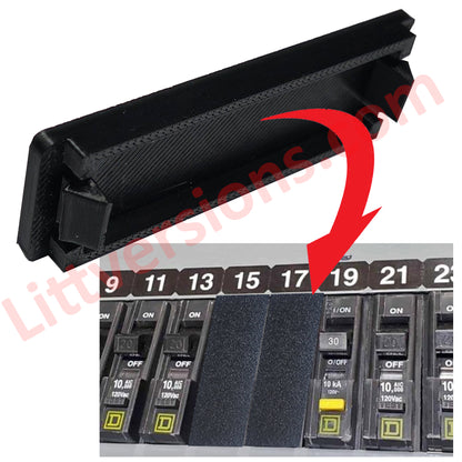 8 Pack Circuit Breaker Filler Plates for Square D QO, Homeline, GE, and Schneider Electric | 0.75" Panel Covers | QOFPCP Compatible Panel Blanks