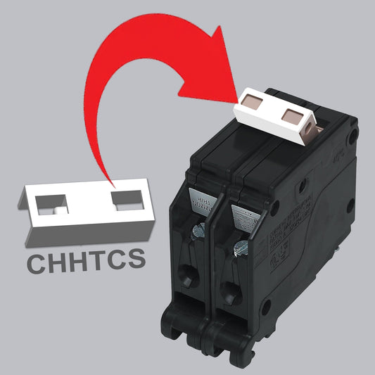 2-Pack CHHT Handle Tie Replacement for Eaton Cutler-Hammer Type CH Circuit Breakers, Joins Two Single-Pole 3/4-Inch CH 0.75 Inch Breakers