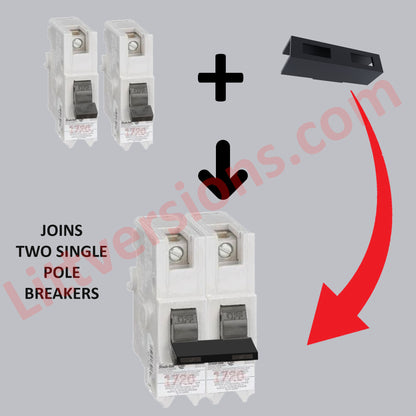 5-Pack HTNA Handle Ties for joining two single Federal Pioneer FPE Stab-Lok Breakers  (NA/NB Type)