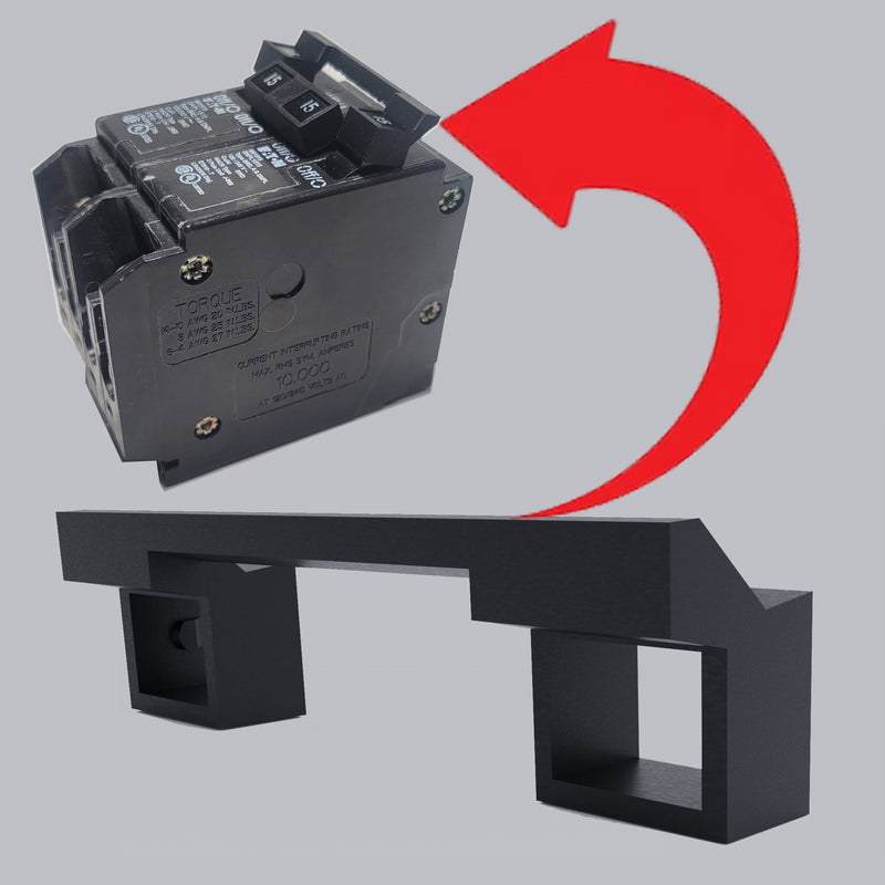 BR/BQ/THOW Handle Tie for Joining Pairs/Inside Only/Outside Only Quad Eaton Cutler Hammer Breakers Common Trip BR BQ THOW Type Breakers