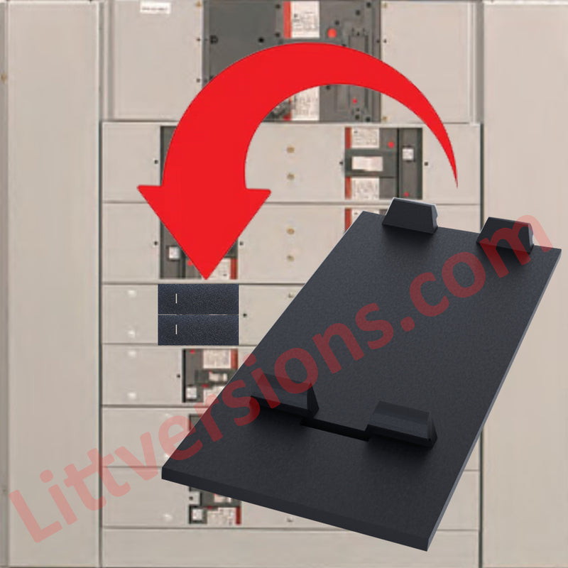 TEDFP1 Replacement Filler Plate General Electric GE Flush Mounting Style for Use with GE A-Series Filler Plate, TQD, THQD, TED4, SE, FB Series Breakers