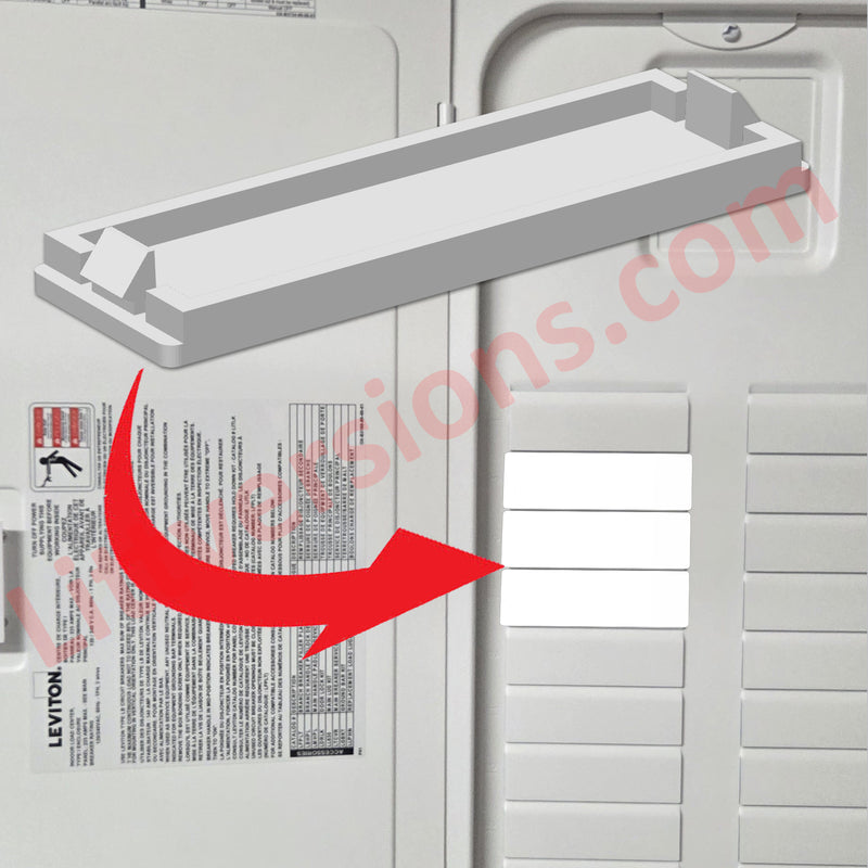 2 Pack LFPLT 1" Filler Plate Replacement for Leviton Loadcenters Electrical Panel including LP2XX LP3XX LP4XX LP6XX