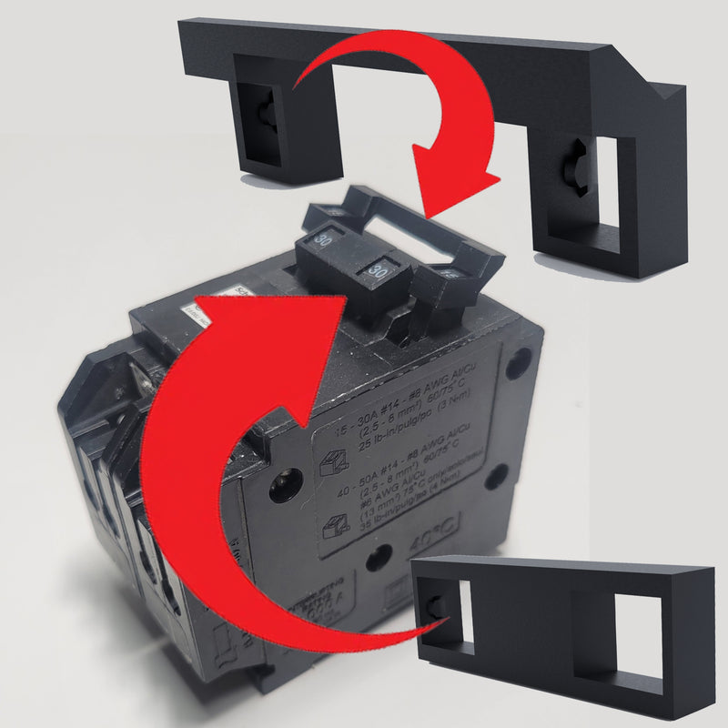 10 Pcs Handle Tie for Joining Outside and Inside Quad Tandem Square D Homeline Schneider CHOM Breaker Common Trip HOMT HT