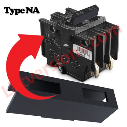 5-Pack HTNA Handle Ties for Federal Pioneer FPE Stab-Lok  2 Pole Breakers (NA/NB Type)