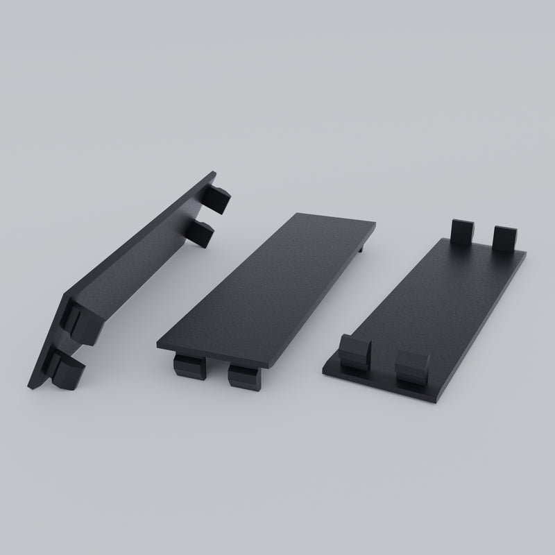2 Pack 3.5" x 1" Replacement Filler Plate for Square D 80113-068 NF Panel Blank Filler Plate 3 1/2" X 1"