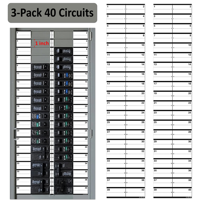 Breaker Side 40 Circuits