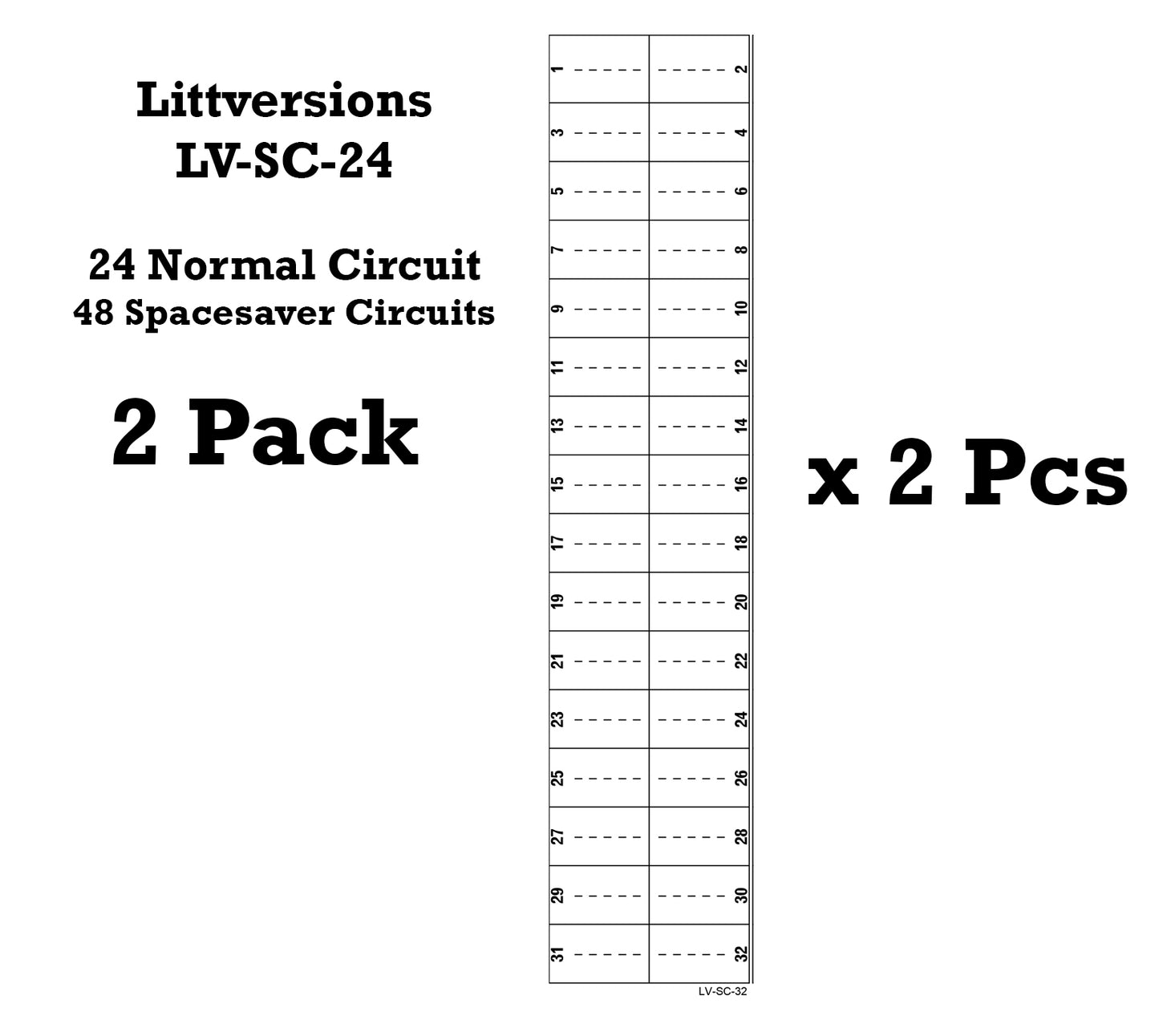 Replacement for Square D/Schneider 24 Circuits
