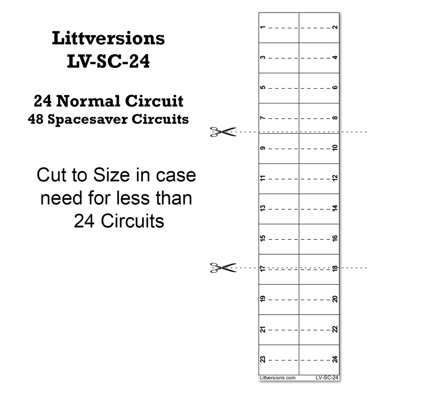 Replacement for Square D/Schneider 24 Circuits
