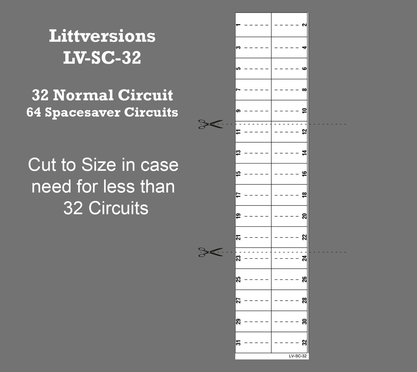 Replacement for Square D/Schneider 32 Circuits