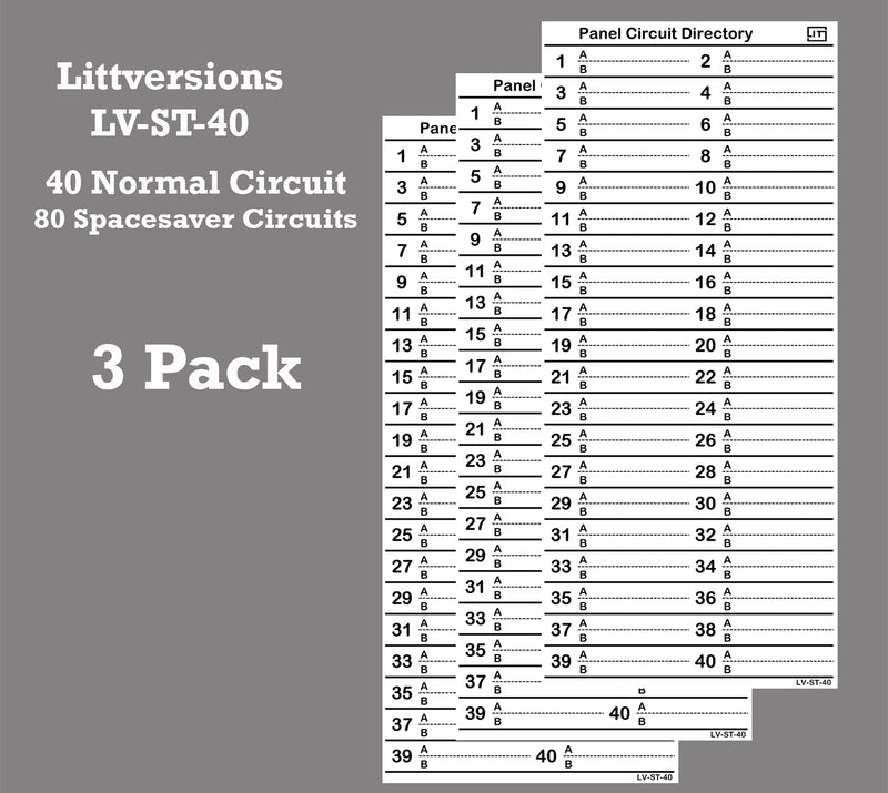 Standard 40 Circuits