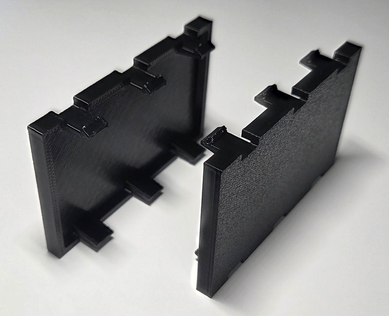 Leviton Replacement 0.5"/1"/1.5"/2"/3" Unit High Blank Module, Black/White Multimedia Outlet System Filler Insert | Snap-In Modular Design 41295-5BE/41291-1BE/41294-2BE/41292-2BE/41293-3BE
