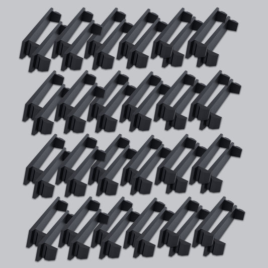 50 Pack 1/2 inch GE TFH THQP Challenger Type A Square D Universal Knockout Filler Plate 1/2" x 2.5" Blank Flush Cover for Twist Thin Circuit Breaker Electrical Panel Box Load Center