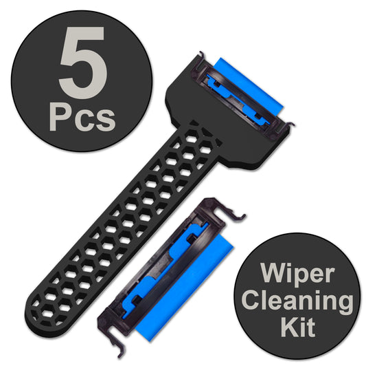 Print Head Wiper Cleaning Kit with Handle & 2 Holders & 2 Blades for Mimaki JV33, CJV30, JV150, JV300 Compatible with DX5 & DX7 Printheads Fits Roland & Mutoh Wide Format Printer