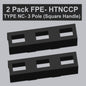 2 Pack HTNCCP Handle Ties For Federal Pioneer FPE Stab-lok 3 Pole Square Handle NC Type breakers