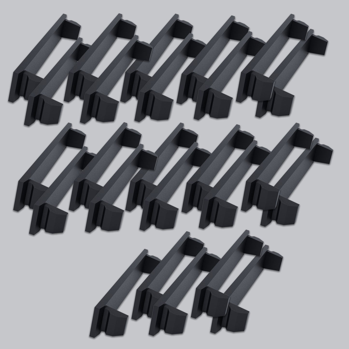 25 Pack 1/2 inch FPE NA NC NCFS Federal Pacific Stab-lok Universal Knockout Filler Plate 1/2" x 1.5" Blank Flush Cover for Twist Thin Circuit Breaker Electrical Panel Box Load Center