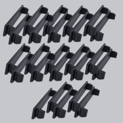 25 Pack 1/2 inch FPE NA NC NCFS Federal Pacific Stab-lok Universal Knockout Filler Plate 1/2" x 1.5" Blank Flush Cover for Twist Thin Circuit Breaker Electrical Panel Box Load Center