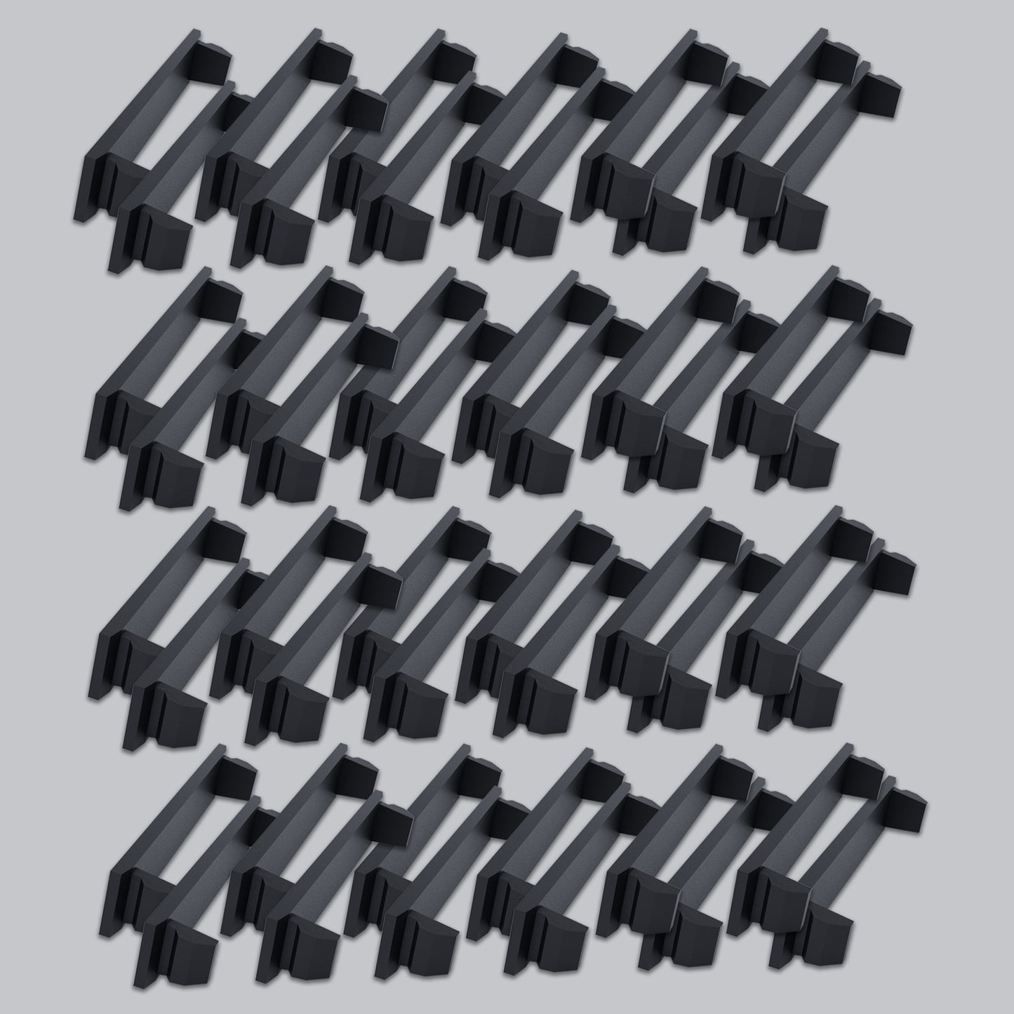 50 Pack 1/2 inch FPE NA NC NCFS Federal Pacific Stab-lok Universal Knockout Filler Plate 1/2" x 1.5" Blank Flush Cover for Twist Thin Circuit Breaker Electrical Panel Box Load Center