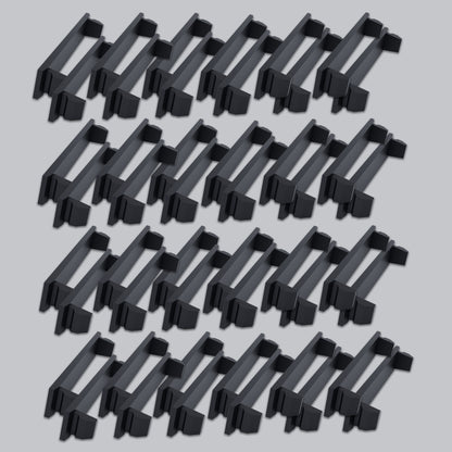 50 Pack 1/2 inch FPE NA NC NCFS Federal Pacific Stab-lok Universal Knockout Filler Plate 1/2" x 1.5" Blank Flush Cover for Twist Thin Circuit Breaker Electrical Panel Box Load Center