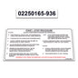 2 Pack Replacement for Sullair Air Compressor 300HH - 425 CFM John Deere T3  Decal Operation Instructions START-STOP Procedure Guide Sticker 02250165-936