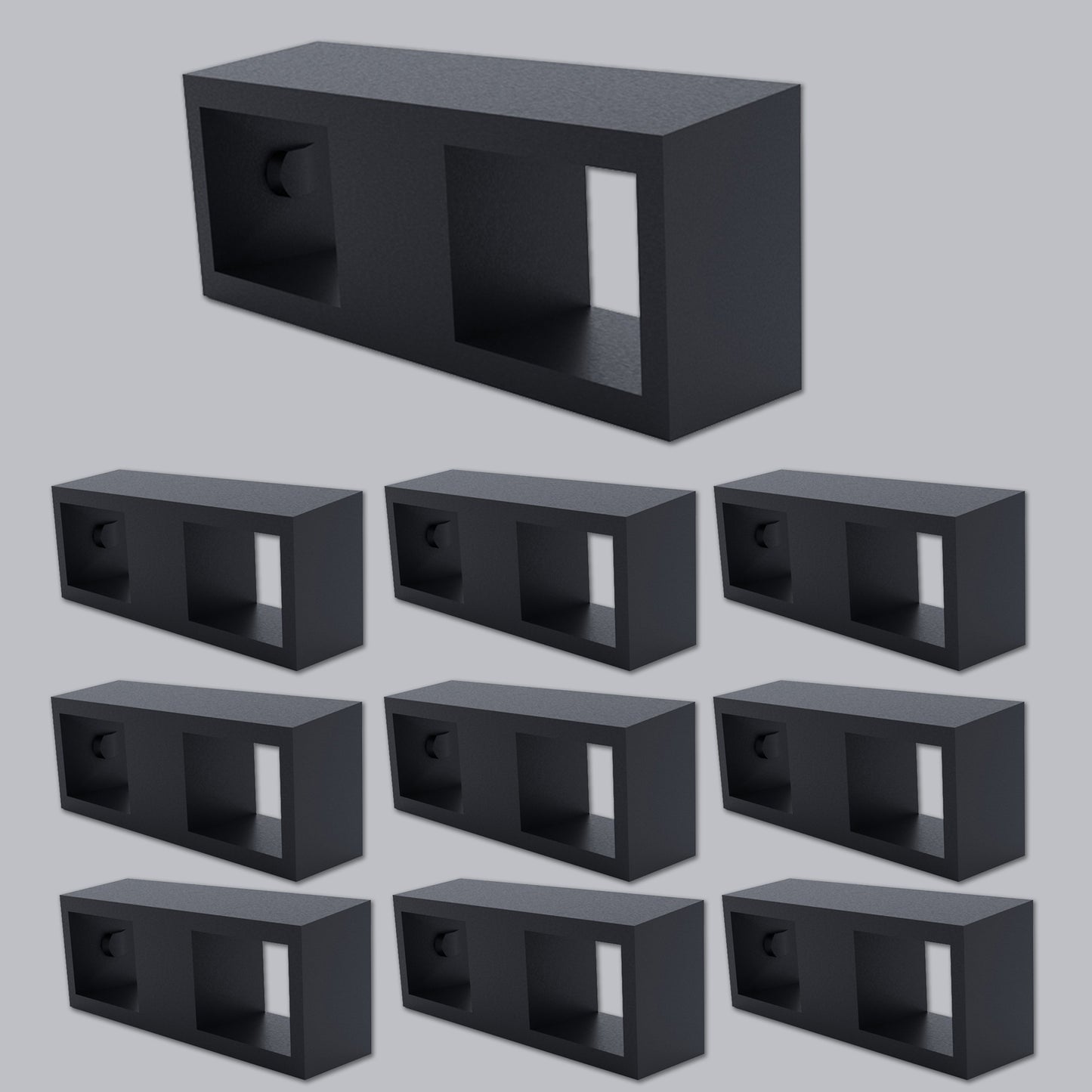 10 Pack Inside Only Handle Ties for Joining Two Tandem Siemens Breakers Common Trip QTH2