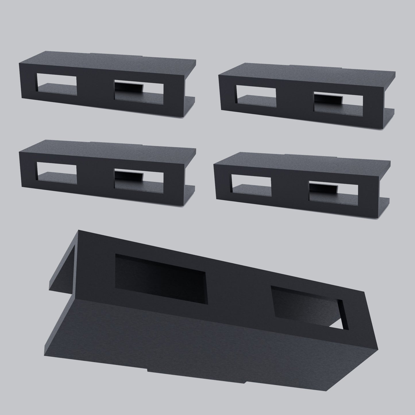 5-Pack HTNA Handle Ties for joining two single Federal Pioneer FPE Stab-Lok Breakers  (NA/NB Type)