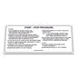 2 Pack Replacement for Sullair Air Compressor 185H CAT Decal Operation Instructions  START-STOP Procedure Guide Sticker 02250103-130