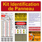 English/Spanish/French Universal Panel Marker Kit with Colored Icons for Electrical 60 Circuit Fuse Panel Directory Labels Stickers OSHA Kids Warning Danger Caution Strong Adhesive Household Vinyl Waterproof