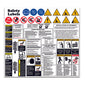 Safety Decal & Sticker Set Replacement for Sullair Air Compressors | Fits 185 - 425 CFM Portable Units