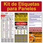 English/Spanish/French Universal Panel Marker Kit with Colored Icons for Electrical 60 Circuit Fuse Panel Directory Labels Stickers OSHA Kids Warning Danger Caution Strong Adhesive Household Vinyl Waterproof