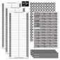 50 Circuits Bidirectional Circuit Breaker Directory Panel Label Kit with Fuse Stickers for Fuse Panel Marker Sticker Sign for Electrical Panel Strong Adhesive Durable Vinyl Waterproof