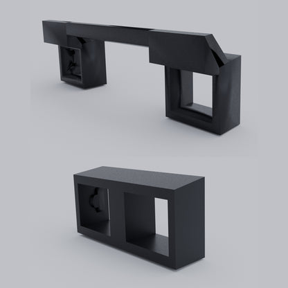 10 Pcs Handle Tie for Joining Outside and Inside Quad Tandem Squared QO Type Common Trip QOTHTCP