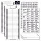 50 Circuits Bidirectional Circuit Breaker Directory Panel Label Kit with Fuse Stickers for Fuse Panel Marker Sticker Sign for Electrical Panel Strong Adhesive Durable Vinyl Waterproof