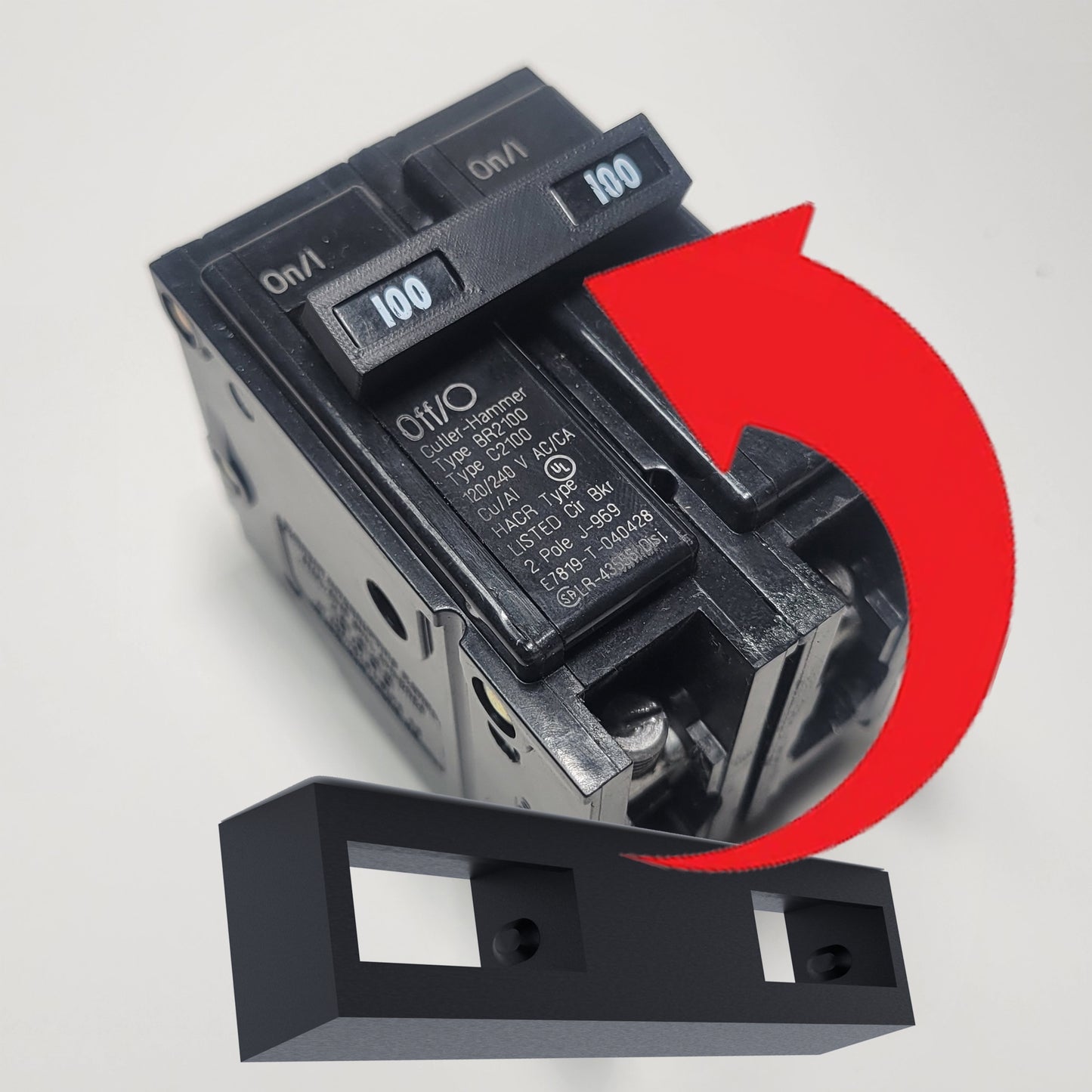 5 Pack Handle Tie Join 2 Single Pole Eaton Cutler Hammer Breakers Common Trip BRHT BR Load Center & BR Circuit Breakers