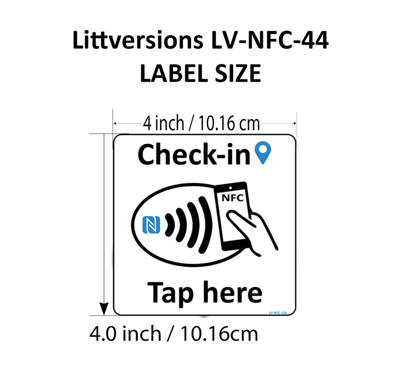 Check-in Automation Label with Rewriteable NTAG215 Tags Asset Tracking Security Patrol Cleaning Crew Equipment Log hospilaity Patient Guest Event Management Clock in/Out