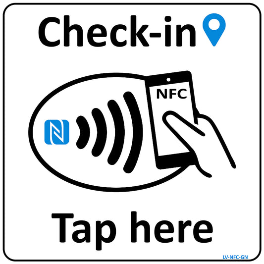 Check-in Automation Label with Rewriteable NTAG215 Tags Asset Tracking Security Patrol Cleaning Crew Equipment Log hospilaity Patient Guest Event Management Clock in/Out