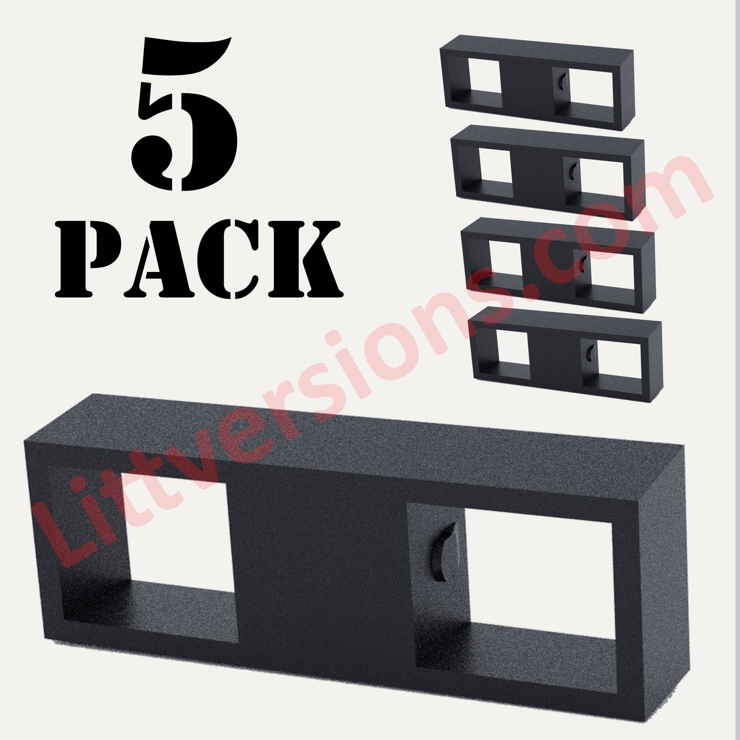 5 Pack Handle Tie Join 2 Single Pole or 2 Pole 3/4" Wide Replacement for Square D Type QO Electric Breakers Common Trip Breakers QO1HTCP QO Circuit Breaker