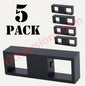 5 Pack Handle Tie Join 2 Single Pole or 2 Pole 3/4" Wide Replacement for Square D Type QO Electric Breakers Common Trip Breakers QO1HTCP QO Circuit Breaker